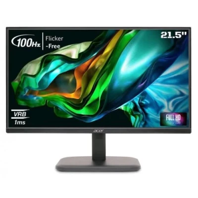 Монітор 21.5" Acer EK220QE3BI (UM.WE0EE.303) Black, WLED, IPS, 1920x1080, 1 мс, 250 кд/м², 1000:1, 178°/178°, VGA/HDMI, Vesa 100x100