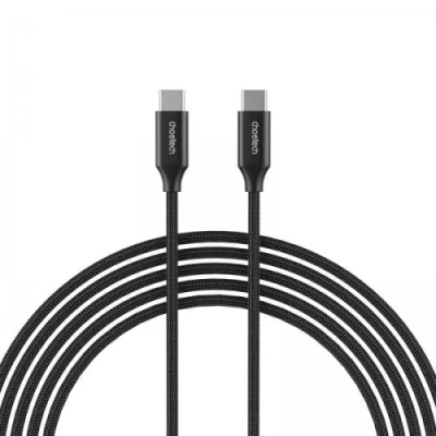 Кабель Type-C - Type-C, 2 м, Black, Choetech, 100 Вт, 5A, Thunderbolt 3 (XCC-1007-V2-BK)