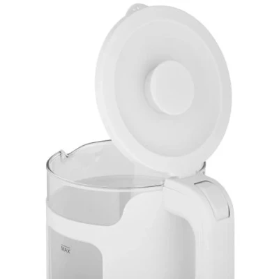 Електрочайник Ardesto EKL-T31GW, White, 1350W, 1.5л, дисковий, скло, індикатор рівня води, підсвічування, відключення при недостатній кількості води Електрочайник Ardesto EKL-T31GW, White, 1350W, 1.5л, дисковий, скло, індикатор рівня води, підсвічування, відключення при недостатній кількості води