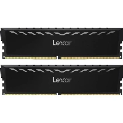 Пам'ять 8Gb x 2 (16Gb Kit) DDR4, 3600 MHz, Lexar THOR, Black, 18-22-22-42, 1.35V, з радіатором (LD4U08G36C18LG-RGD)