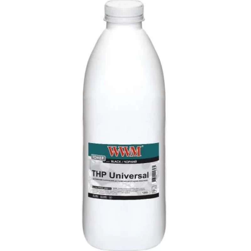Тонер універсальний HP 1010/1200/1300/3020/3030/3050/3300, P2035/P2055, Black, 1 кг, WWM (WWM-UNIV-1)