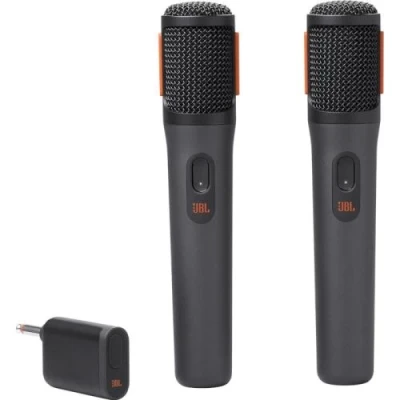 Мікрофон JBL Partybox Wireless Mic, Black, 2 шт, бездротовий передавач, до 10 м (JBLPBWIRELESSMIC)