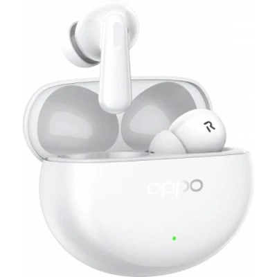 Навушники бездротові OPPO Enco Air 4 Pro, Moonlight White, Bluetooth 5.4, мікрофон, динамік 12.4 мм, активне шумопоглинання, IP55 (ETEA1)