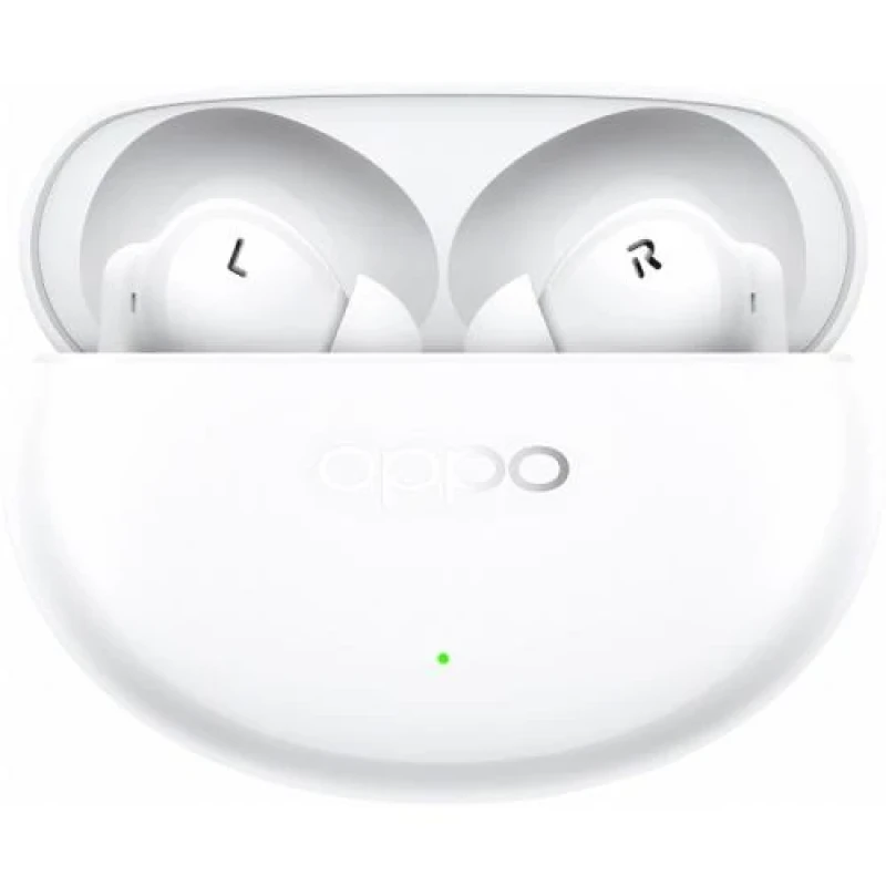 Навушники бездротові OPPO Enco Air 4 Pro, Moonlight White, Bluetooth 5.4, мікрофон, динамік 12.4 мм, активне шумопоглинання, IP55 (ETEA1)
