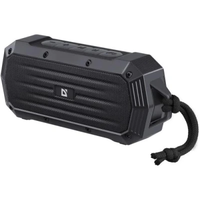 Колонка портативна Defender Octagon, Black, 5 Вт, Bluetooth 5.1, MP3, FM, USB, microSD, AUX, Type-C, 800 mAh, IPX5 (65039)