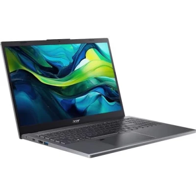 Ноутбук Acer Aspire 15 A15-51M-74AD, Steel Gray, 15.6" (1920 x 1080, IPS), Core 7 150U (10x1.8-5.4 GHz), 16Gb LPDDR5, 1Tb NVMe, Graphics, WiFi 6E, Bluetooth, Web, 1xType-C / 2xUSB 3.0, HDMI, 53 Wh, Без ОС (NX.KXTEU.003)