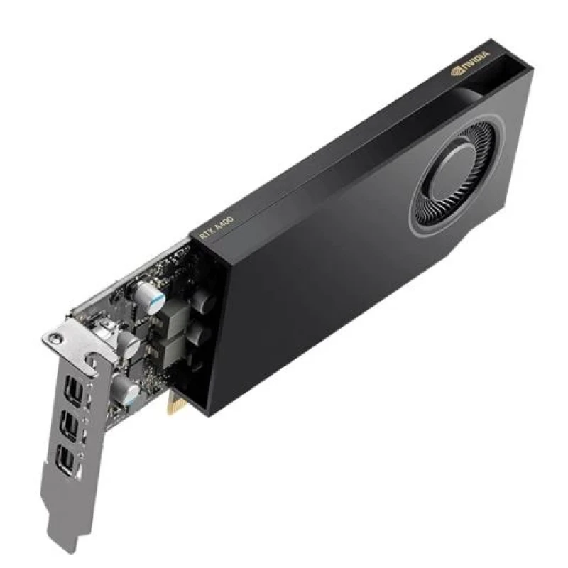 Відеокарта nVidia RTX A400, PNY, 4Gb GDDR6, 64-bit, 4 x miniDP (VCNRTXA400-SB)