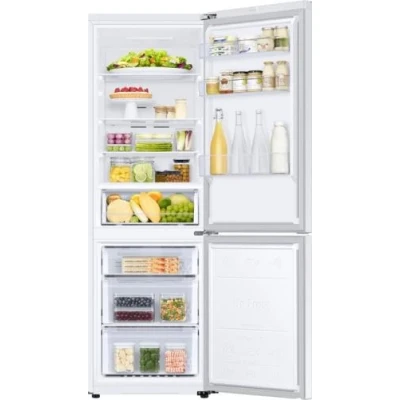 Холодильник Samsung RB34C670EWW/UA, White, двокамерний, нижня мор. камера, No Frost, зовн. дисплей, загальний об'єм 355L, корисний об'єм 228L/112L, WiFi, A+, 185.3x59.5x65.8см