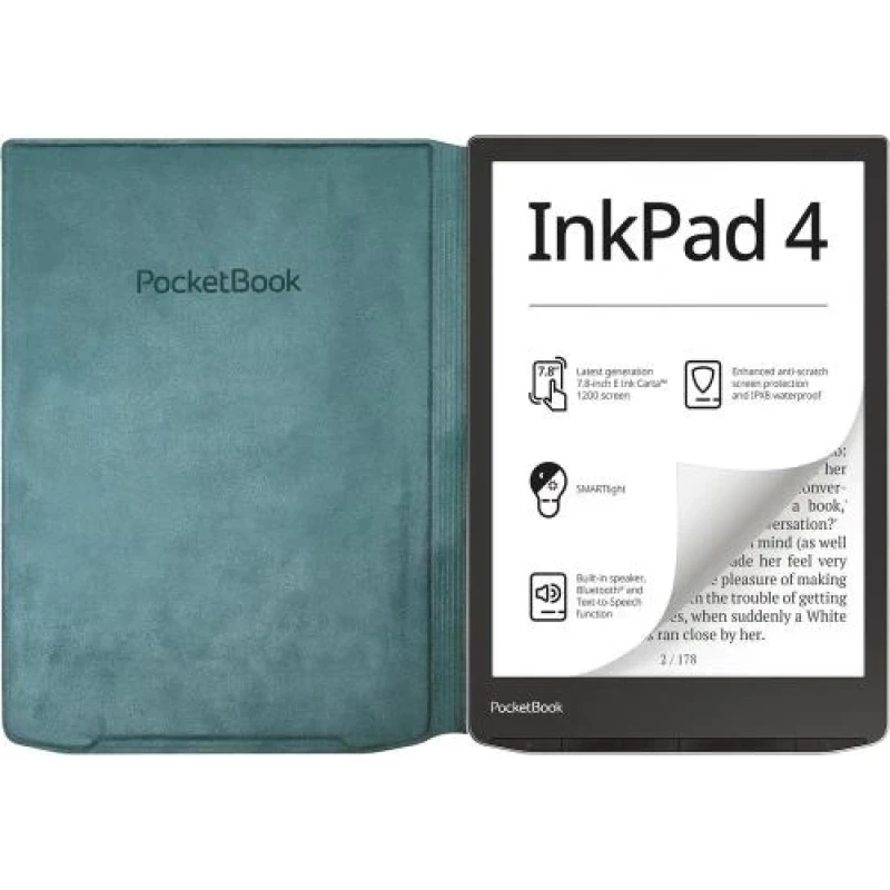 Обкладинка PocketBook 743 "Flip", Dark Green (HN-FP-PU-743G-SG-WW)