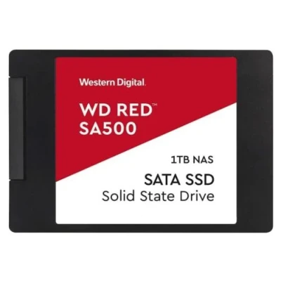 Твердотільний накопичувач SSD 1Tb, Western Digital Red SA500, SATA3, 2.5", 3D TLC, 560/530 МБ/с (WDS100T1R0A)