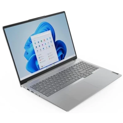 Ноутбук Lenovo ThinkBook 16 G6 IRL, Arctic Grey, 16" (1920x1200, IPS), Core i5-13420H (8x2.1-4.6 GHz), 16Gb DDR5, 512Gb NVMe, UHD Graphics, WiFi 6, Bluetooth 5.2, Web, 2xType-C / 2xUSB 3.0, HDMI, 71 Wh, Без ОС (21KH00T5RA)