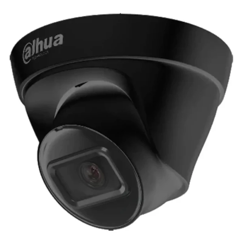 IP камера Dahua DH-IPC-HDW1431T1-BE (2.8мм), Black, 4 Мп, 1/2.9" CMOS, 2560x1440, f=2.8 мм, ІЧ підсвічування до 30 м, LAN с PoE, IP67, H.264H, H.264B, MJPEG, Smart H.265 + / Smart H.264 +, -40°C ~ +60°C