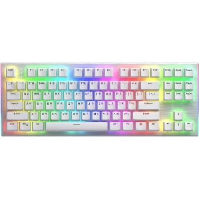 Клавіатура Hator Gravity X TKL, White, USB, механічна (перемикачі Aurum Orange Linear rev.2.0), RGB підсвічування з індивідуальним налаштуванням кожної кнопки (HTK551UA)
