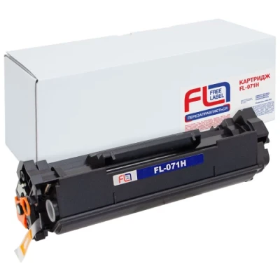 Картридж Canon 071H, Black, MF272/MF275, LBP122, 2500 стор, Free Label (FL-C071H)