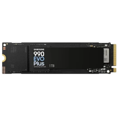 Твердотільний накопичувач SSD 1Tb, Samsung 990 Evo Plus, PCI-E 5.0 x2, M.2 2280, 3D TLC, 7150/6300 МБ/с (MZ-V9S1T0BW)