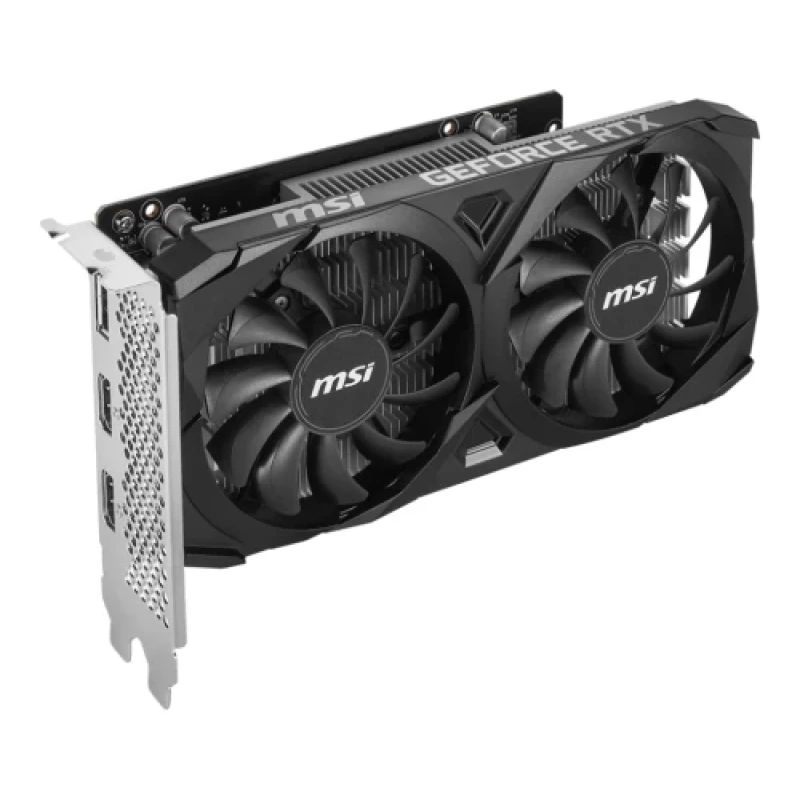 Відеокарта GeForce RTX 3050, MSI, VENTUS 2X E OC, 6Gb GDDR6, 96-bit, 2xHDMI/DP, 1492/14000 MHz (RTX 3050 VENTUS 2X E 6G OC)