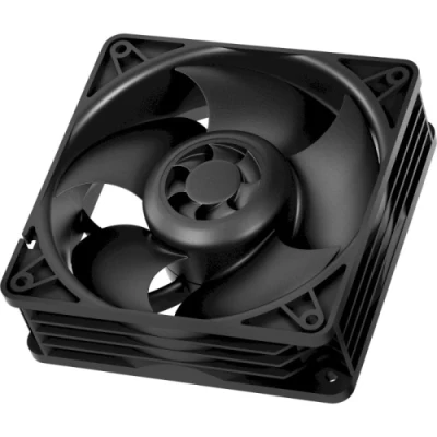 Вентилятор 120 мм, Arctic S12038-8K, Black, 120х120х38 мм, 800-8000 об/хв, 4-pin (PWM, 30 см), подвійний шарикопідшипник з латунним корпусом (ACFAN00294A)