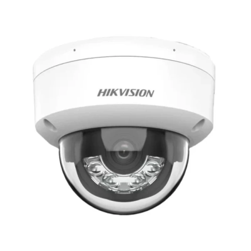 IP камера Hikvision 4МП Acusenset DS-2CD2143G2-LIS2U (2.8мм), White, 4Мп, 1/2.9" Progressive Scan CMOS, 2688x1520, H.264, H.265, день/ніч, ІЧ + видиме світло до 40 м, RJ45, IP67, PoE, мікрофон, -30°C ~ +60°C