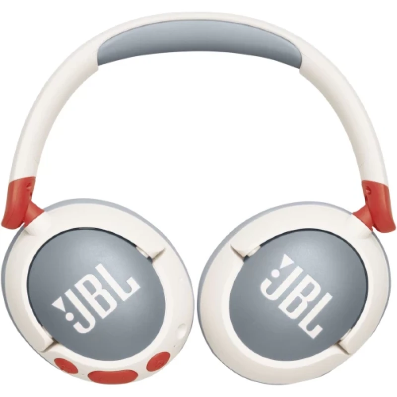 Навушники бездротові JBL JR 470NC, White, Bluetooth, мікрофон, акумулятор, дитячі (JBLJR470NCWHT)