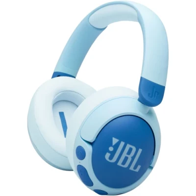 Навушники бездротові JBL JR 470NC, Blue, Bluetooth, мікрофон, акумулятор, дитячі (JBLJR470NCBLU)