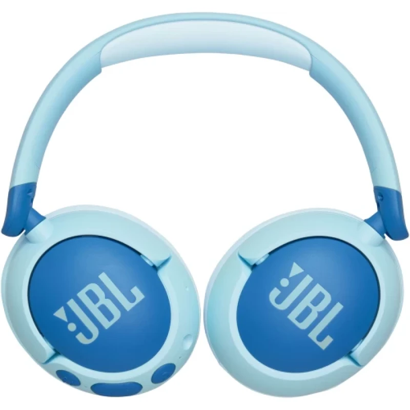 Навушники бездротові JBL JR 470NC, Blue, Bluetooth, мікрофон, акумулятор, дитячі (JBLJR470NCBLU)
