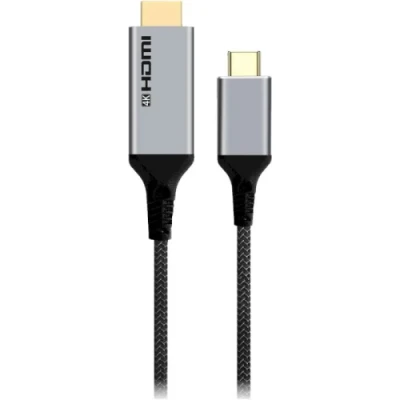 Кабель HDMI (M) - Type-C (M), 1.8 м, Black, Cablexpert (A-CM-HDMIM4K-1.8M)