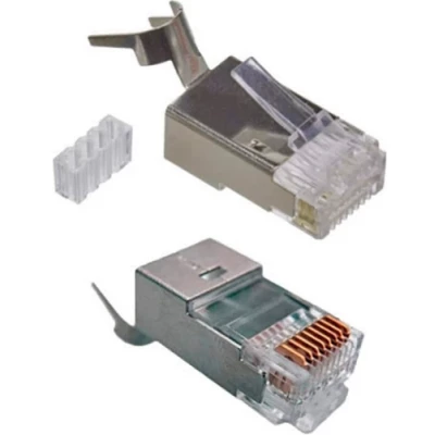 Конектор RJ45, STP, 50 шт, Cat. 7, Kingda (KD-PG8027/50)