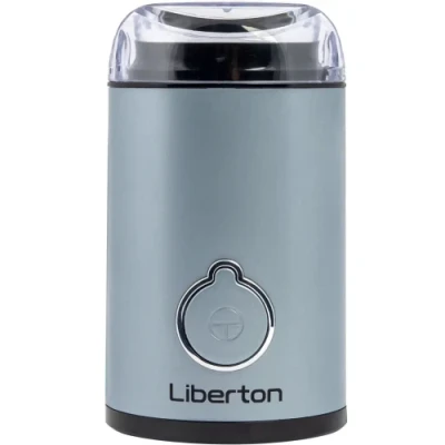 Кавомолка Liberton LCG-2306, Blue, 150Вт, 50г, блокування включення при знятій кришці, корпус пластик, ніж з нержавіючої сталі