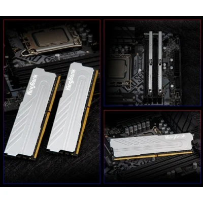 Пам'ять 16Gb DDR5, 5600 MHz, KingBank, Silver, 36-36-36-80, 1.35V, з радіатором (K5.01.FP05DD7202)