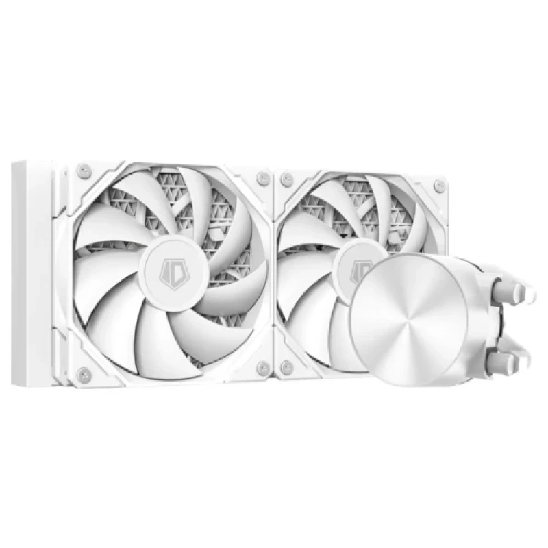 Система рідинного охолодження ID-Cooling FX240 Pro White, Intel: 1851/1700/1200/2066/2011/1366/115x, AMD: AM4/AM5, 2x120mm 500～1800±10%RPM 4pin PWM fans, до 300 Вт