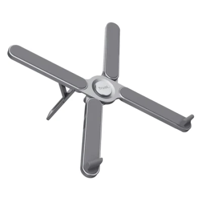 Підставка для ноутбука до 17" Trust Macy, Grey, 7 режимів висоти, алюмінієва (25647)