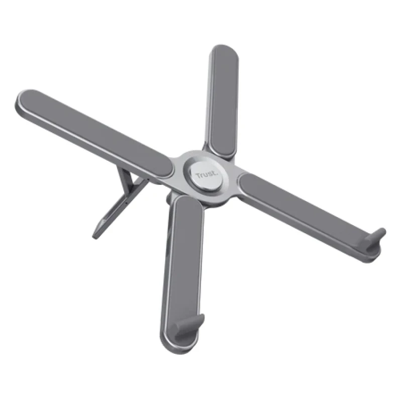Підставка для ноутбука до 17" Trust Macy, Grey, 7 режимів висоти, алюмінієва (25647)
