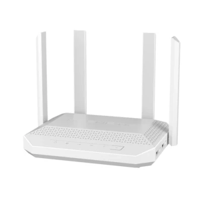 Роутер Keenetic Hero (KN-1012), White, Wi-Fi 6 (802.11ax), до 3000 Mb/s, 2.4GHz/5GHz, 4x10/100/1000/2500 Mb/s, 4 зовнішні антени, USB 3G, USB 4G