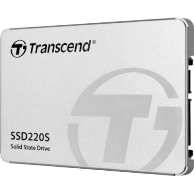 Твердотільний накопичувач SSD 120Gb, Transcend SSD220S, SATA3, 2.5", 3D TLC, 550/450 МБ/с (TS120GSSD220S)