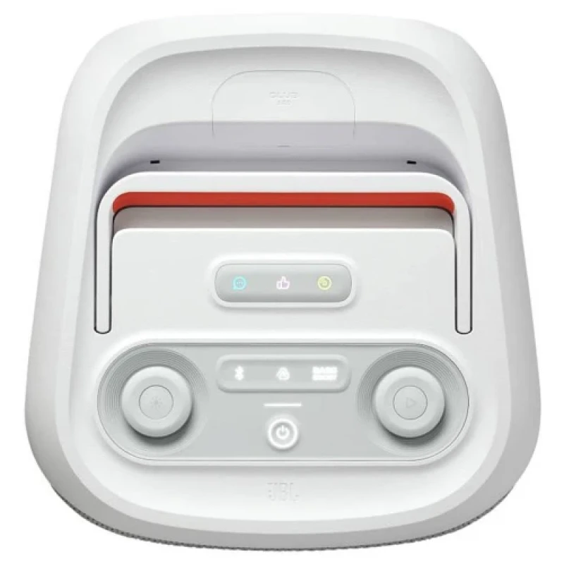 Колонка портативна JBL PartyBox Club 120, White, 160 Вт, Bluetooth, полікарбонат/метал, керування зверху, IPX4 (JBLPBCLUB120SWEP)