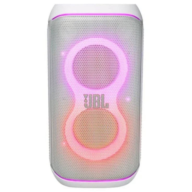 Колонка портативна JBL PartyBox Club 120, White, 160 Вт, Bluetooth, полікарбонат/метал, керування зверху, IPX4 (JBLPBCLUB120SWEP)