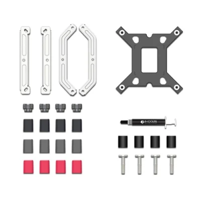 Кулер для процесора ID-Cooling FROZN A410 ARGB White, 120 мм, 4 теплових трубок, алюміній/мідь, 500±200 ~ 2000±10% RPM, 29.85dB(A) Max, Intel: 1851, 1700, 1200, 115x, AMD: AM4/AM5, 152х75х120 мм, 4-pin PWM, ARGB, до 220 Вт