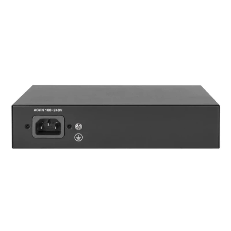 PoE комутатор Green Vision GV-016-D-09+2P, 9x10/100 PoE, 2хRJ45 Uplink, Black