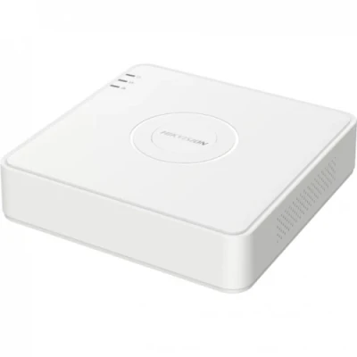 Відеореєстратор Hikvision iDS-7104HQHI-M1/S(E), White, 4 каналів, H.265 Pro+/H.265 Pro/H.265/H.264+/H.264, RJ45, Wi-Fi, HDMI, VGA, RCA, 2хUSB 2.0, SATA до 10 Тб, 200х200х45 мм