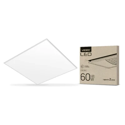 LED панель Videx, 60 Вт, 4100K, 6600 Лм, 220V, 160° (VL-Pb604W(2), IP20 LED панель Videx, 60 Вт, 4100K, 6600 Лм, 220V, 160° (VL-Pb604W(2), IP20