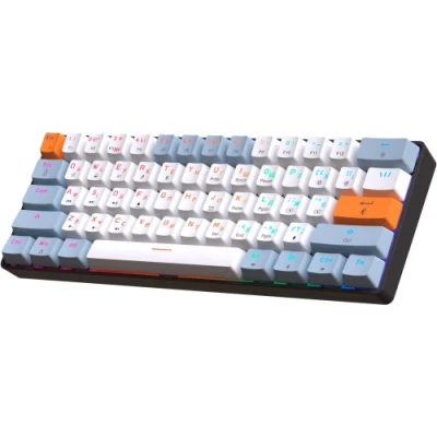 Клавіатура GamePro MK130R, Black, USB, механічна (перемикачі Outemu Red), RGB-підсвічування, 61 кнопка, 1.8 м, UK/EN Клавіатура GamePro MK130R, Black, USB, механічна (перемикачі Outemu Red), RGB-підсвічування, 61 кнопка, 1.8 м, UK/EN