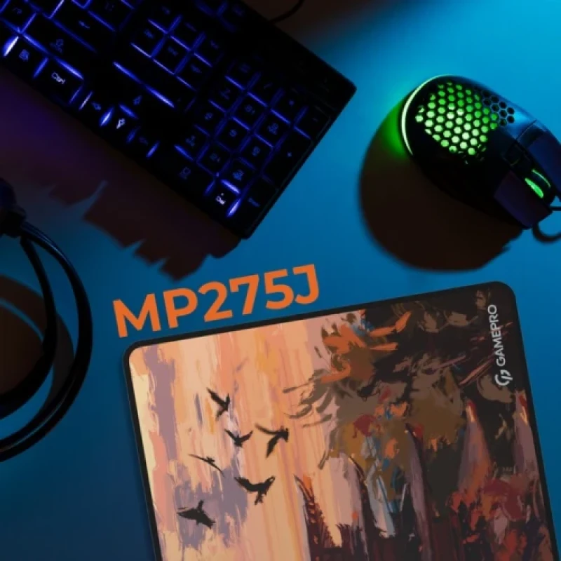 Килимок GamePro MP275J Gray-Pink, 900x400x3 мм, матеріал мультипандекс/гума, поверхня "Speed/Control"