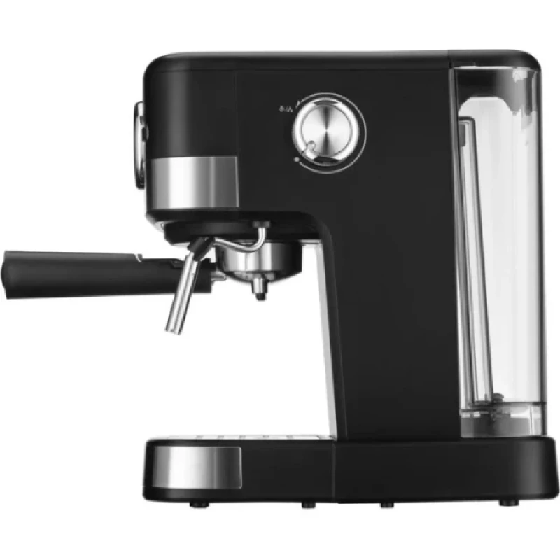 Кавоварка Ardesto YCM-E16B, Black/Inox, 1100W, ріжкова, кава мелена, резервуар для води 1.5 л