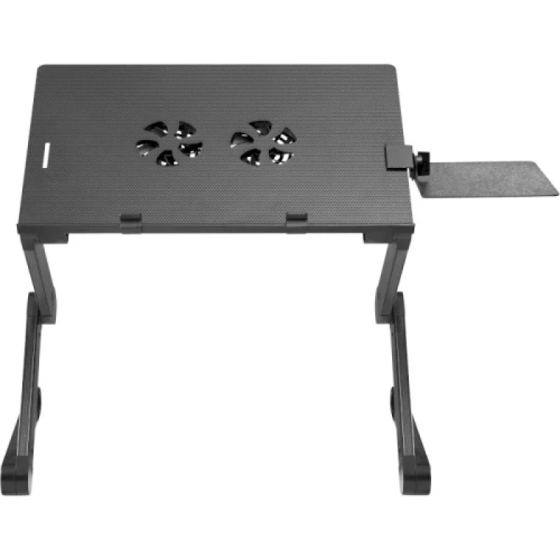 Підставка для ноутбука до 17" OfficePro CD1230, Black, USB, вентилятор (2 x 100 мм), алюміній, регулювання куту нахилу та висоти 40-480 мм, навантаження до 10 кг, підставка під мишу