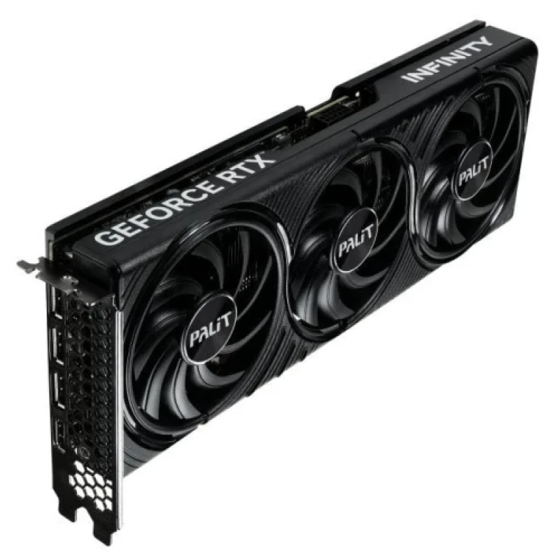 Відеокарта GeForce RTX 5070, Palit, Infinity 3, 12Gb GDDR7, 192-bit, HDMI/3xDP, 2512/28000 MHz, 16-pin (NE75070019K9-GB2050S)