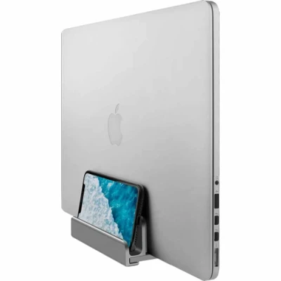 Підставка для ноутбука до 17.6" OfficePro LS580S, Silver, вертикальна, алюміній/силікон Підставка для ноутбука до 17.6" OfficePro LS580S, Silver, вертикальна, алюміній/силікон