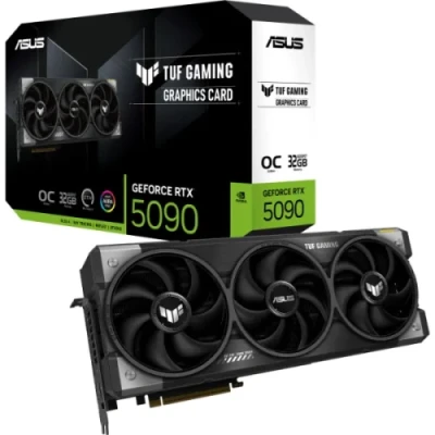 Відеокарта GeForce RTX 5090, Asus, TUF GAMING OC, 32Gb GDDR7, 512-bit, 2xHDMI/3xDP, 2580/28000 MHz, 16-pin (TUF-RTX5090-O32G-GAMING)
