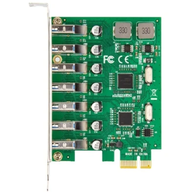 Плата розширення Frime PCI-E x1, 7xUSB 3.0, чіп NEC720210 (ECF-PCIEtoUSB016)