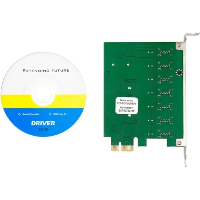 Плата розширення Frime PCI-E x1, 7xUSB 3.0, чіп NEC720210 (ECF-PCIEtoUSB016)