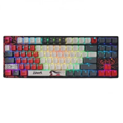 Клавіатура бездротова Bloody WS87, Naraka, Bluetooth / USB 2.4GHz / USB, механічна (перемикачі BLMS Red Plus), RGB-підсвічування, акумулятор Клавіатура бездротова Bloody WS87, Naraka, Bluetooth / USB 2.4GHz / USB, механічна (перемикачі BLMS Red Plus), RGB-підсвічування, акумулятор